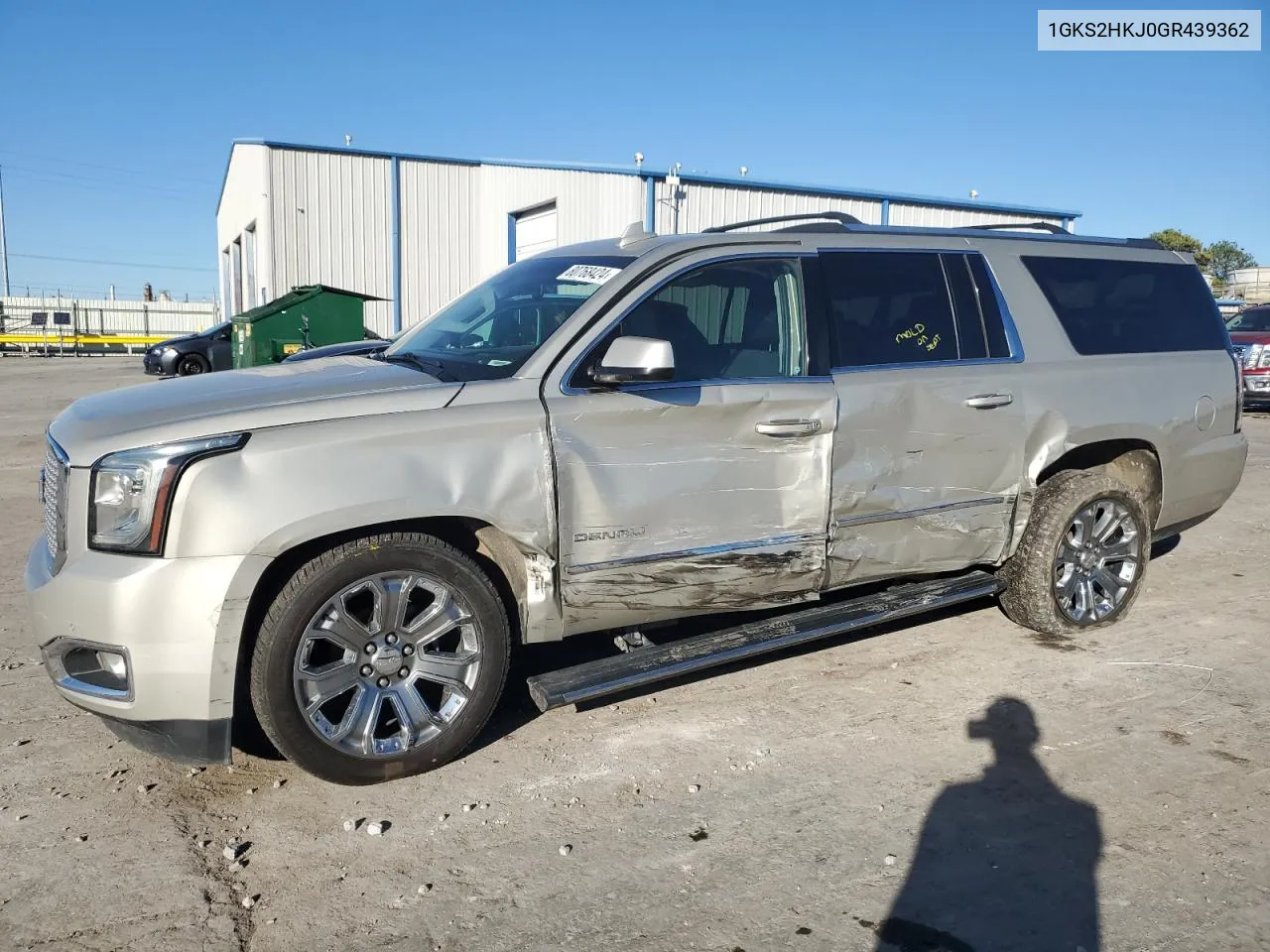 2016 GMC Yukon Xl Denali VIN: 1GKS2HKJ0GR439362 Lot: 80768424