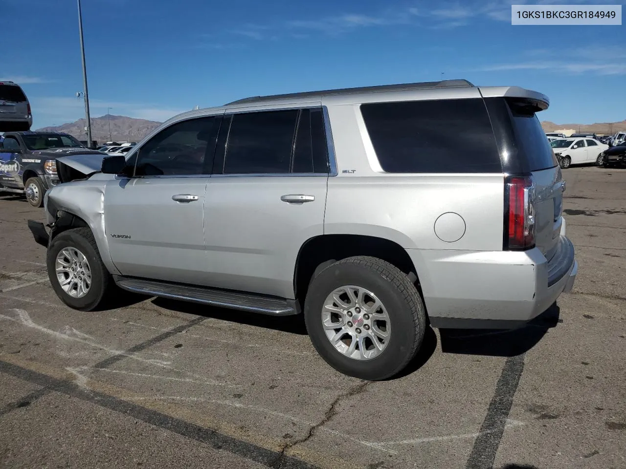 2016 GMC Yukon Slt VIN: 1GKS1BKC3GR184949 Lot: 81389574