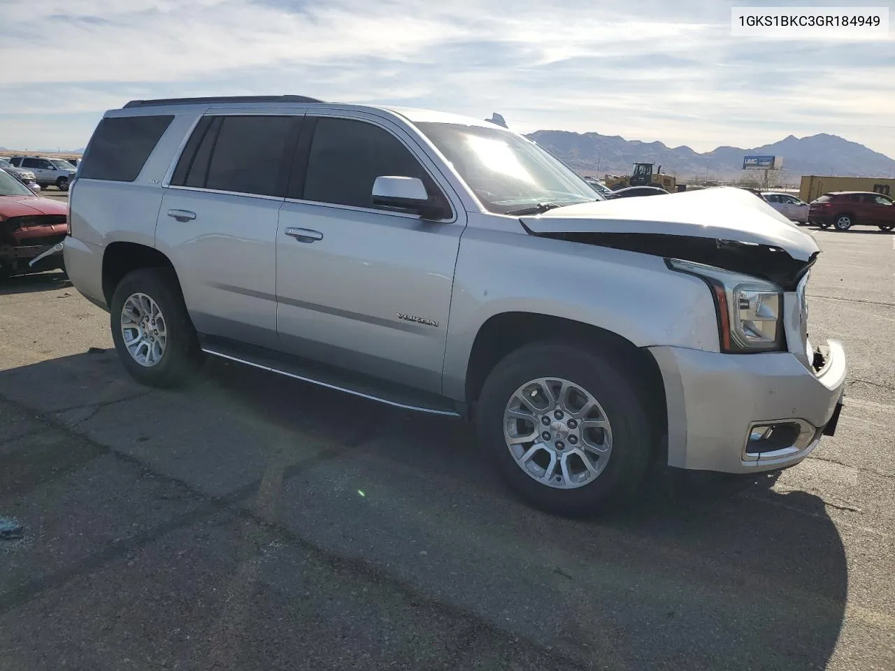 2016 GMC Yukon Slt VIN: 1GKS1BKC3GR184949 Lot: 81389574