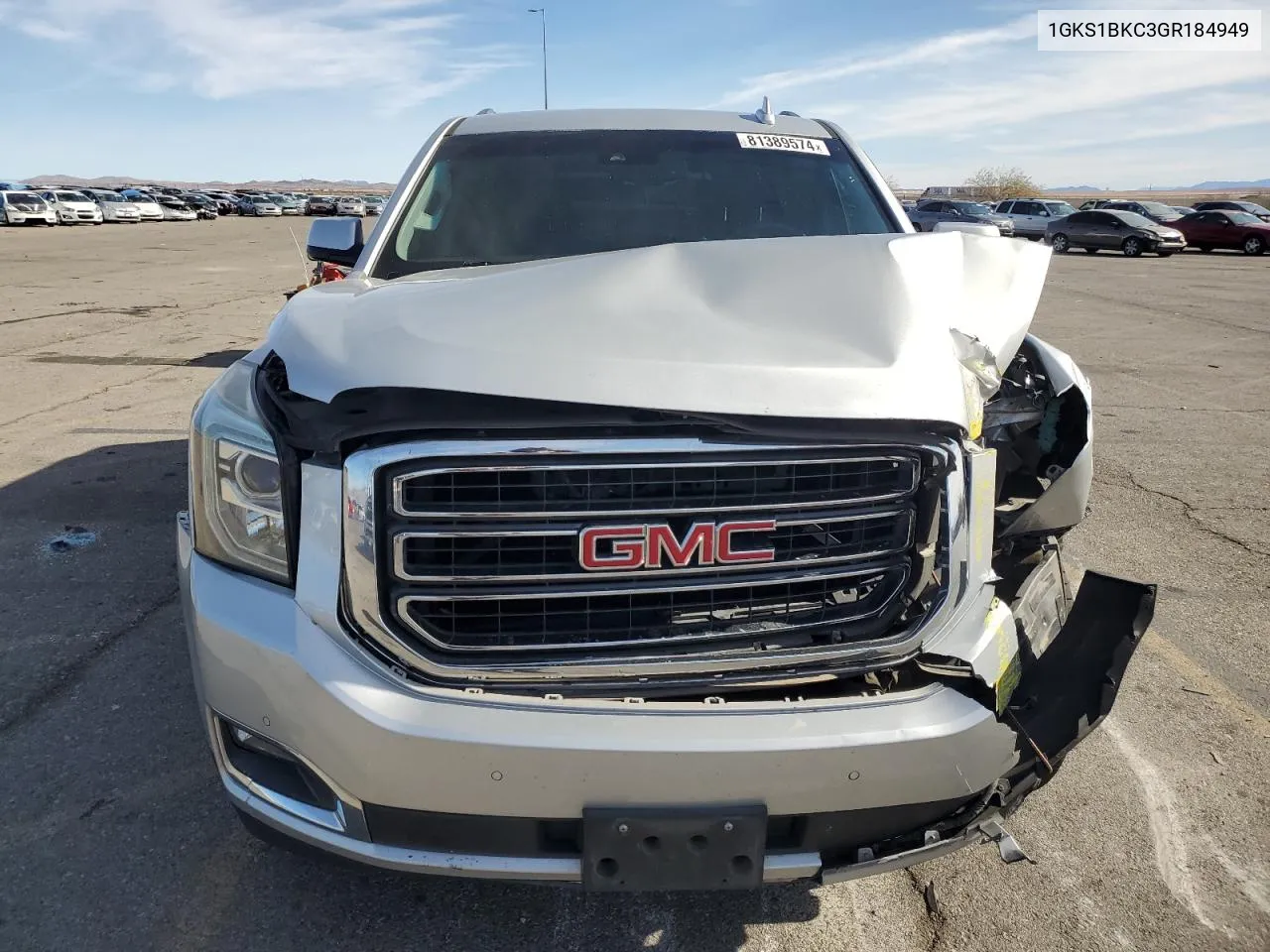 2016 GMC Yukon Slt VIN: 1GKS1BKC3GR184949 Lot: 81389574