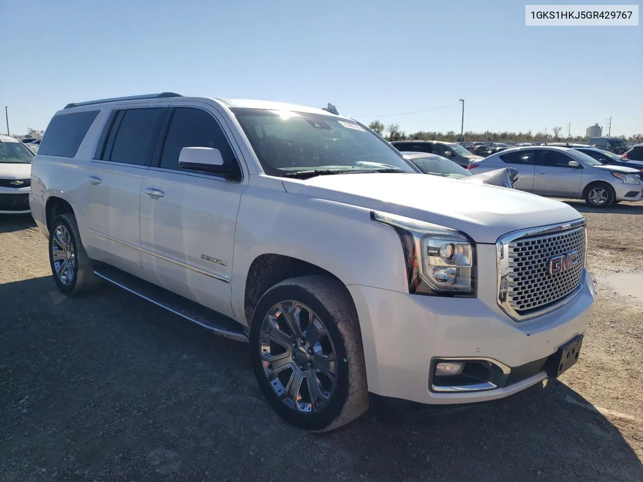 2016 GMC Yukon Xl Denali VIN: 1GKS1HKJ5GR429767 Lot: 81487374