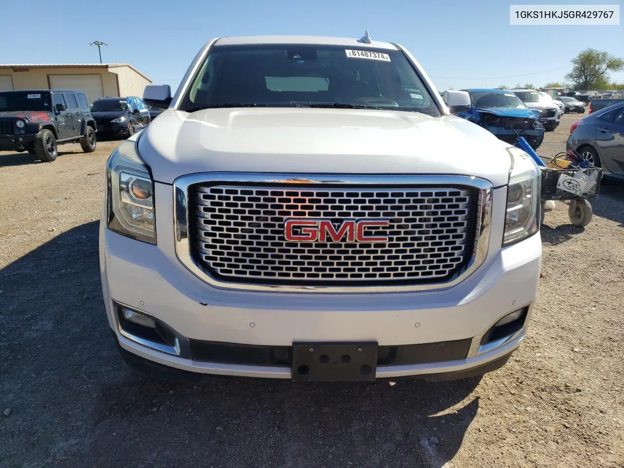 2016 GMC Yukon Xl Denali VIN: 1GKS1HKJ5GR429767 Lot: 81487374