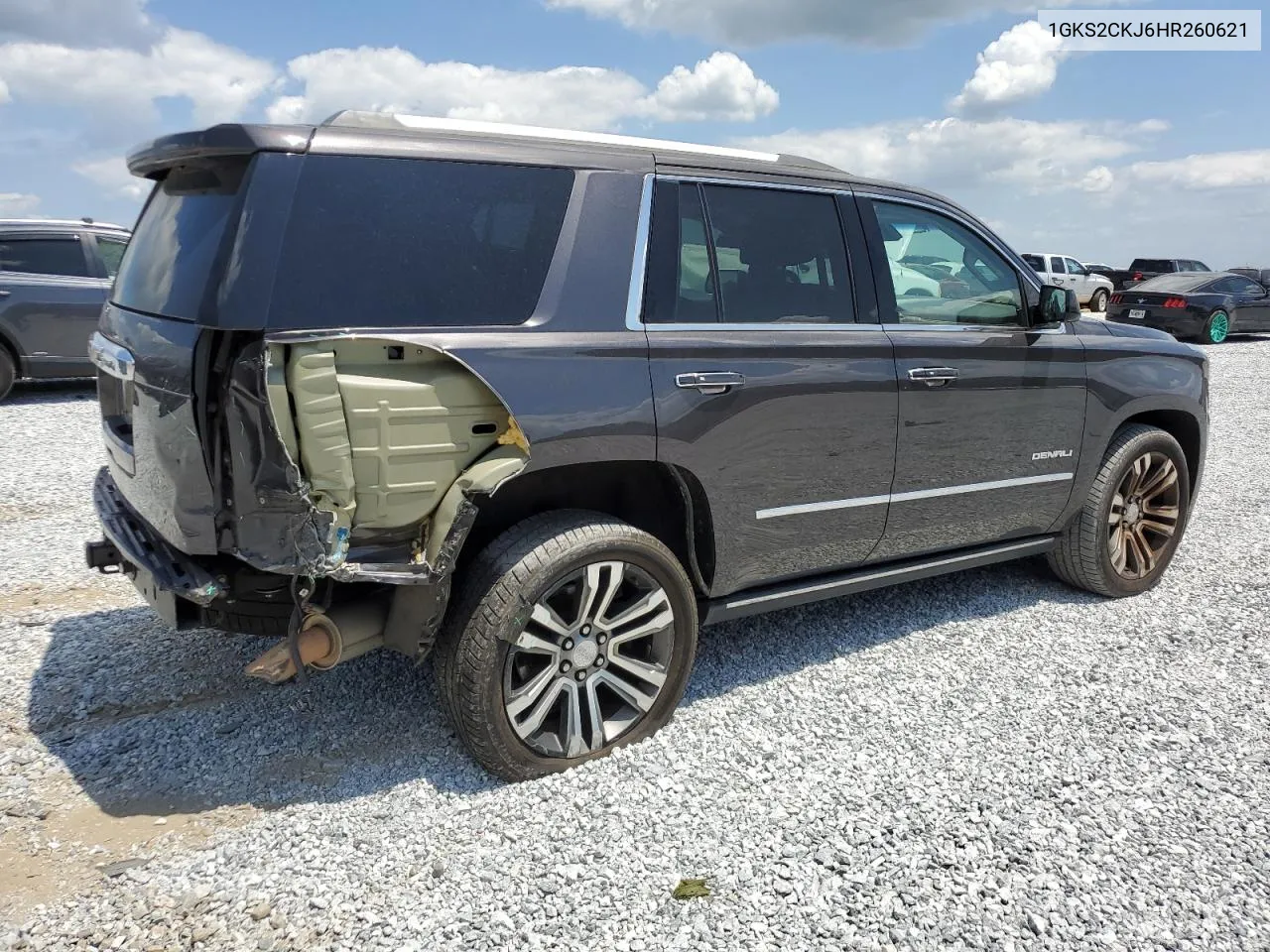 2017 GMC Yukon Denali VIN: 1GKS2CKJ6HR260621 Lot: 59884564