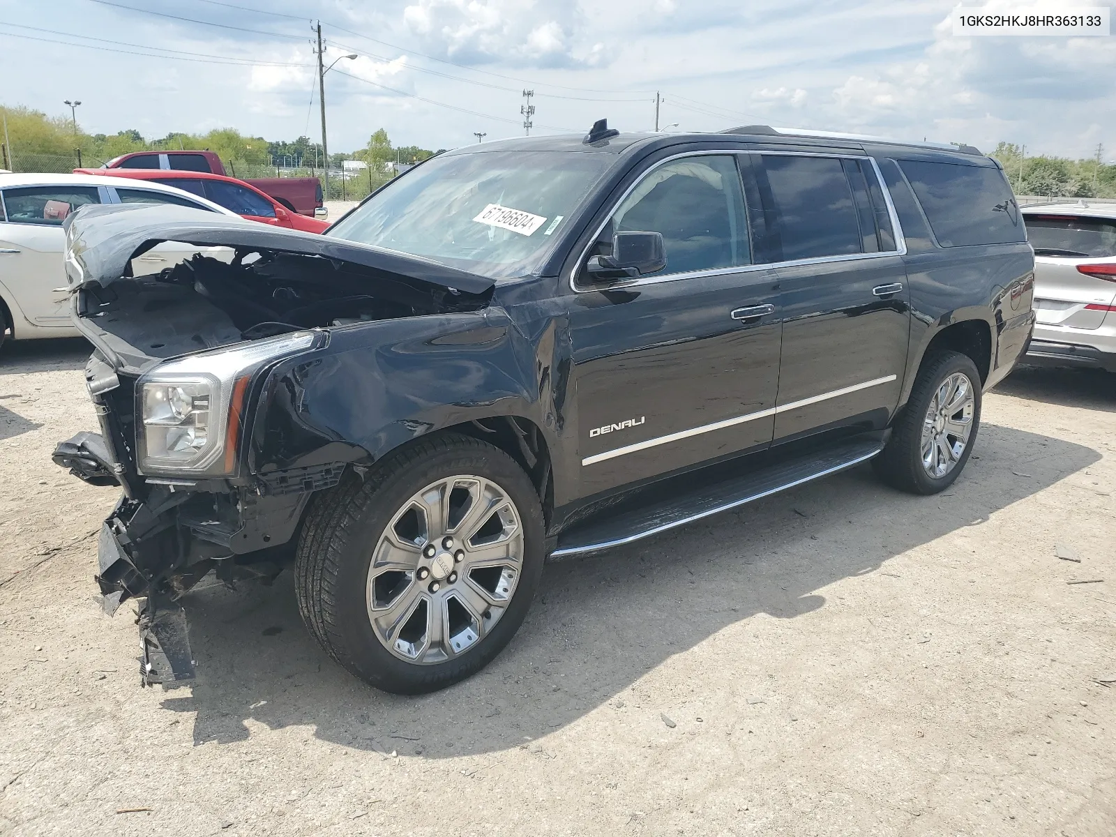 2017 GMC Yukon Xl Denali VIN: 1GKS2HKJ8HR363133 Lot: 67196604