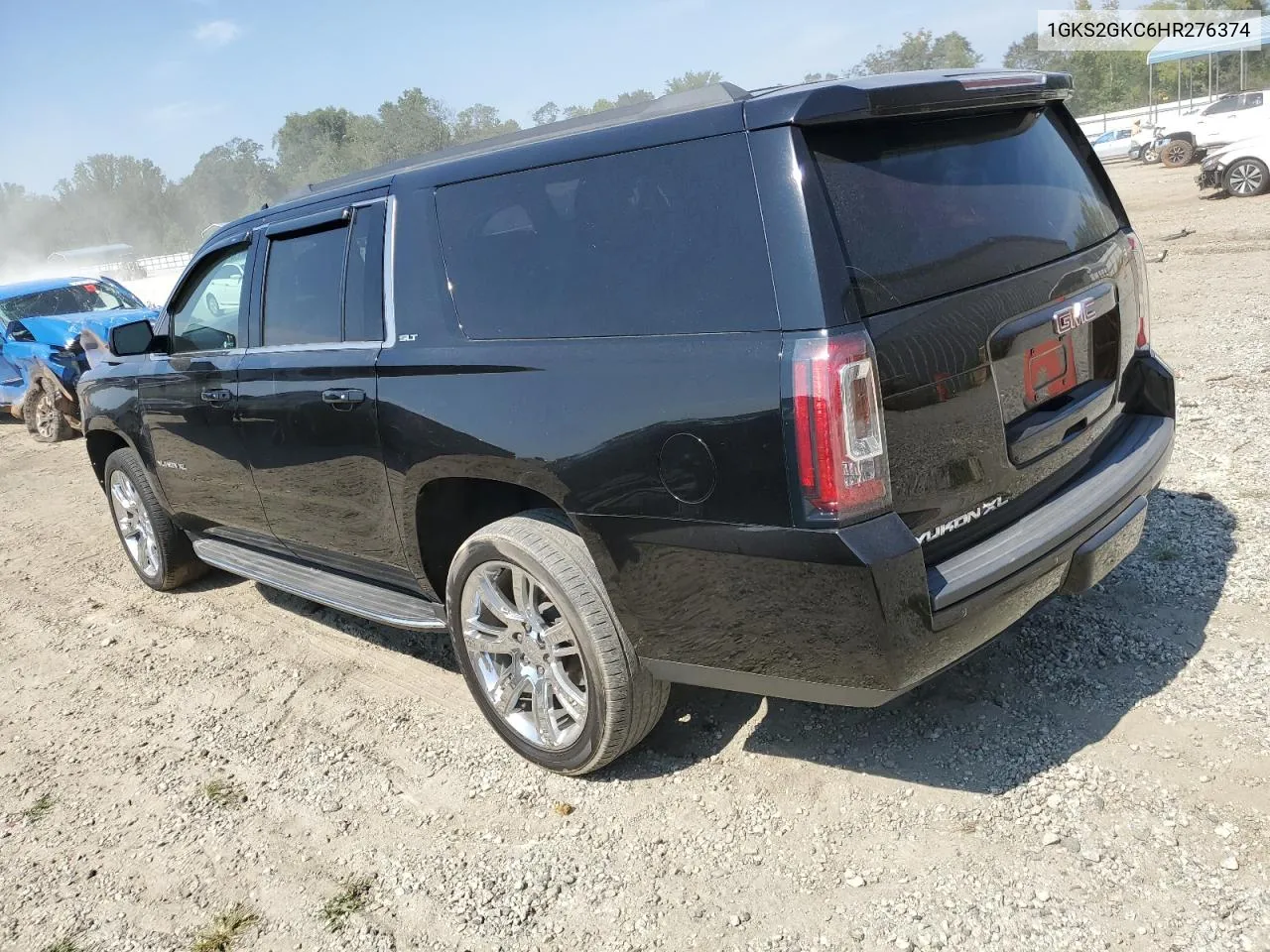 1GKS2GKC6HR276374 2017 GMC Yukon Xl K1500 Slt