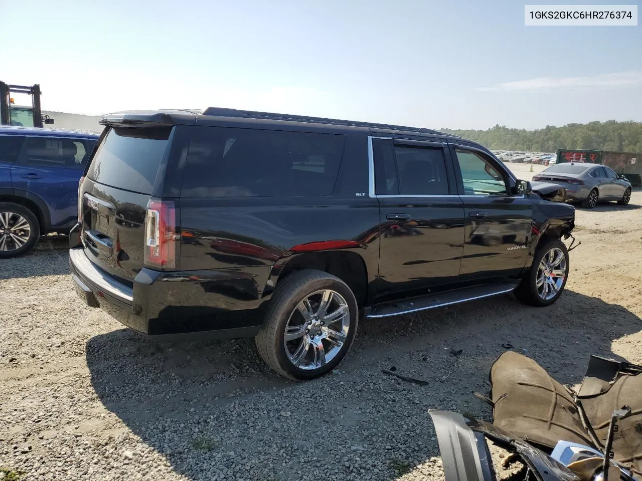 1GKS2GKC6HR276374 2017 GMC Yukon Xl K1500 Slt