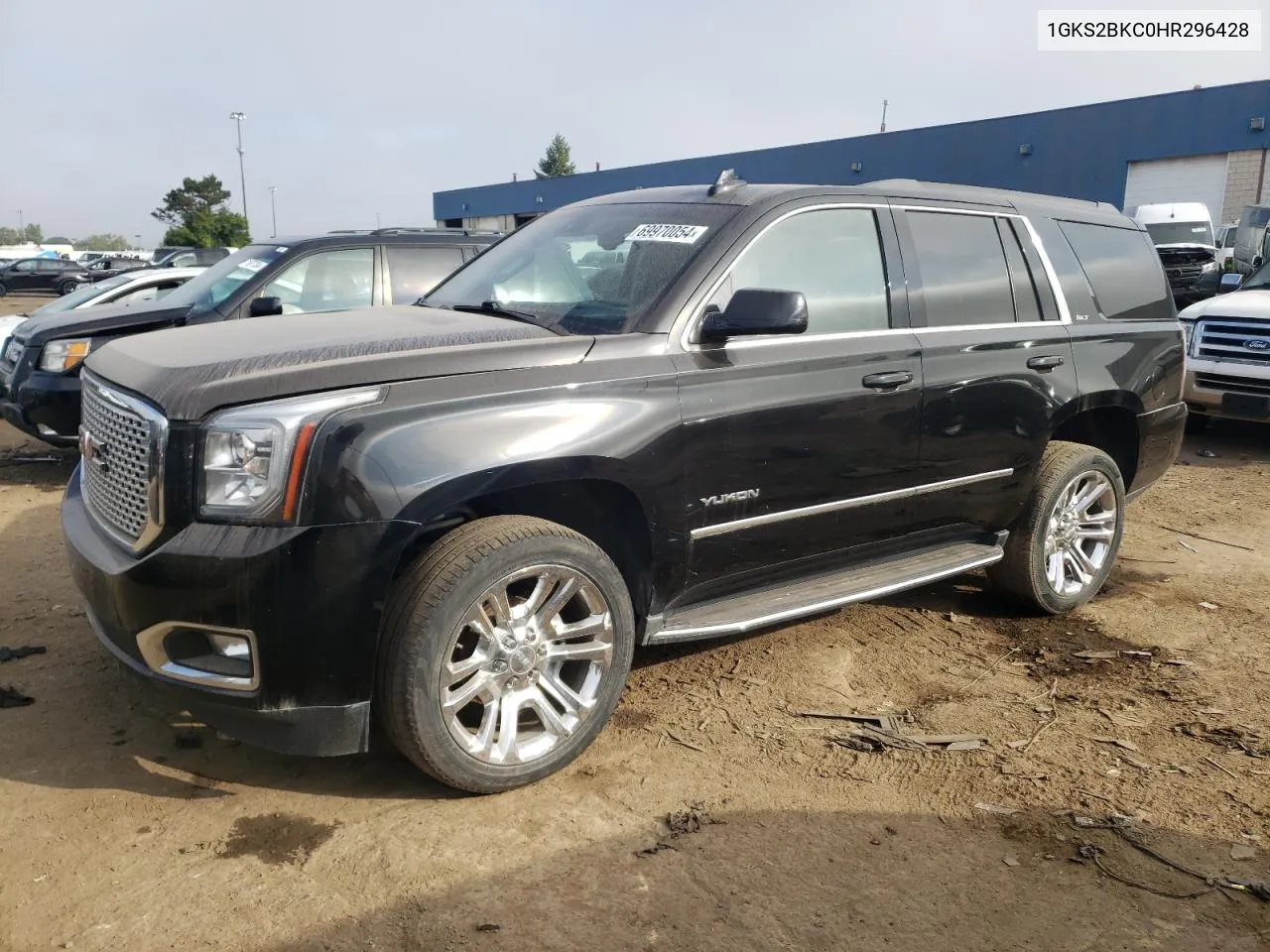 2017 GMC Yukon Slt VIN: 1GKS2BKC0HR296428 Lot: 69970054