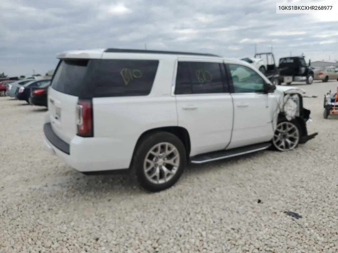 2017 GMC Yukon Slt VIN: 1GKS1BKCXHR268977 Lot: 70620484