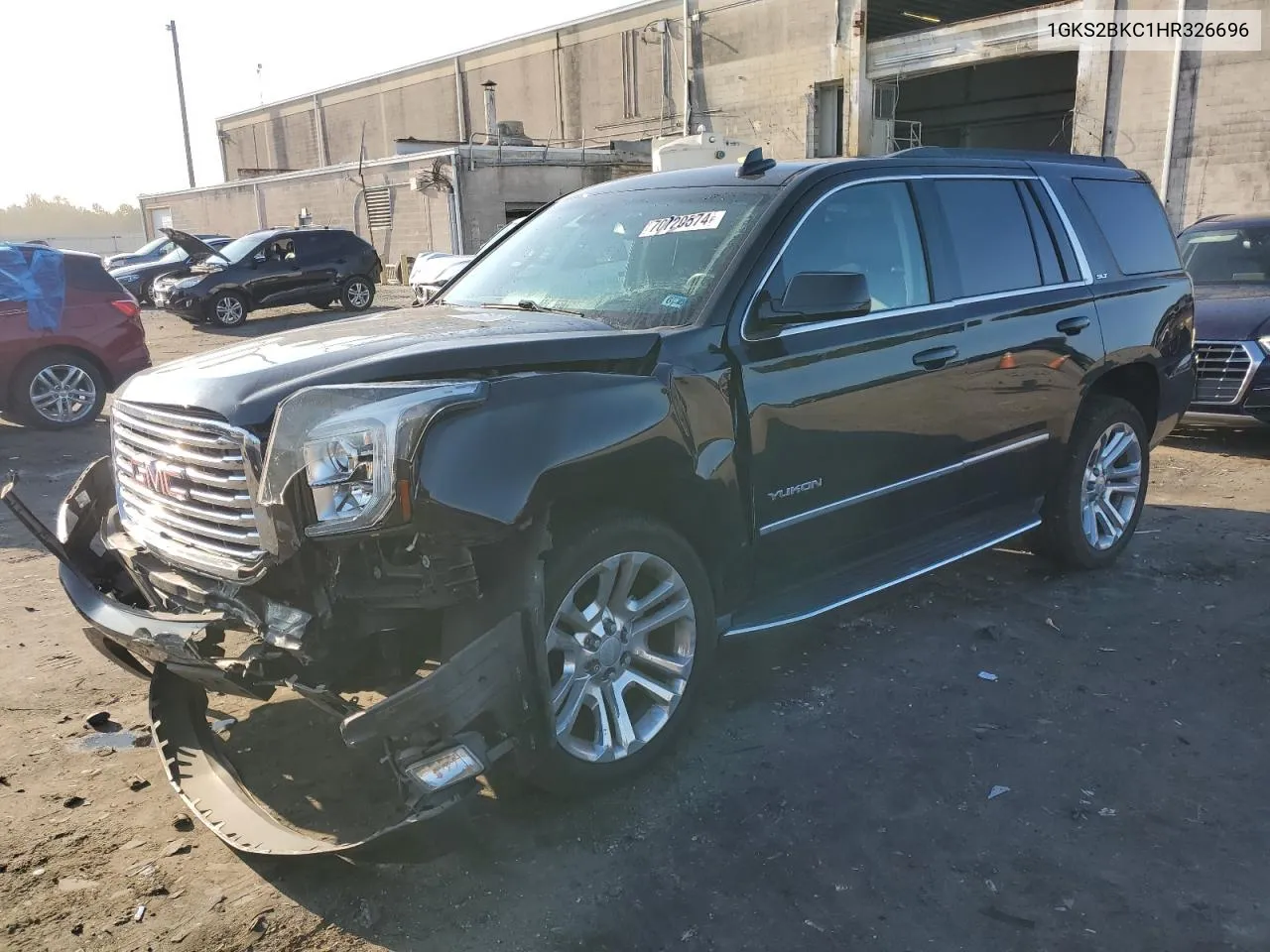 2017 GMC Yukon Slt VIN: 1GKS2BKC1HR326696 Lot: 70720574