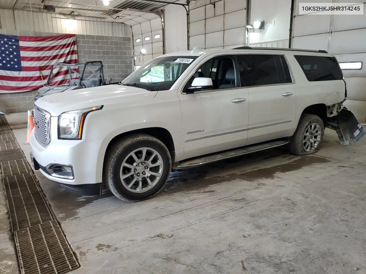 2017 GMC Yukon Xl Denali VIN: 1GKS2HKJ5HR314245 Lot: 71990154