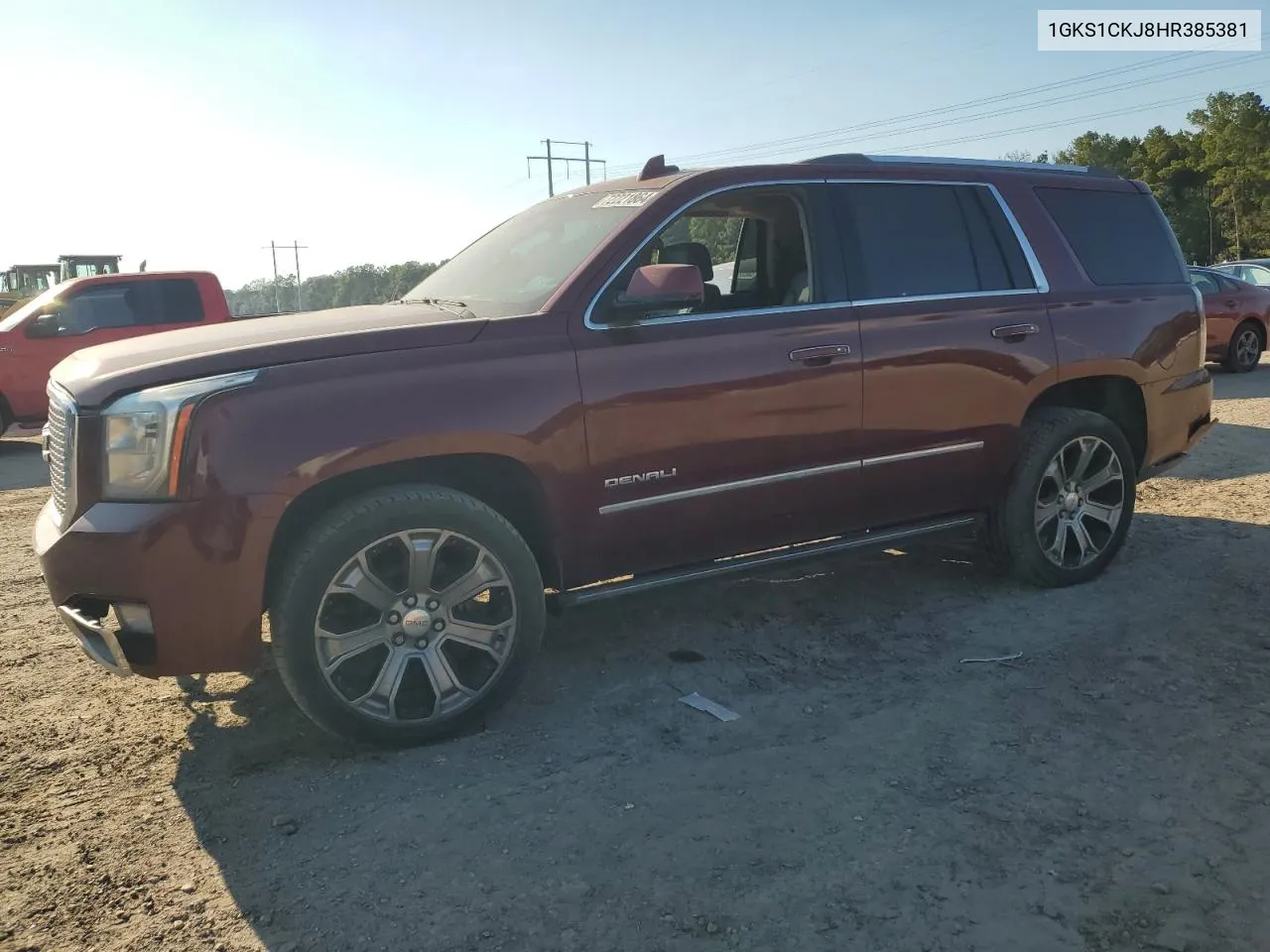 1GKS1CKJ8HR385381 2017 GMC Yukon Denali