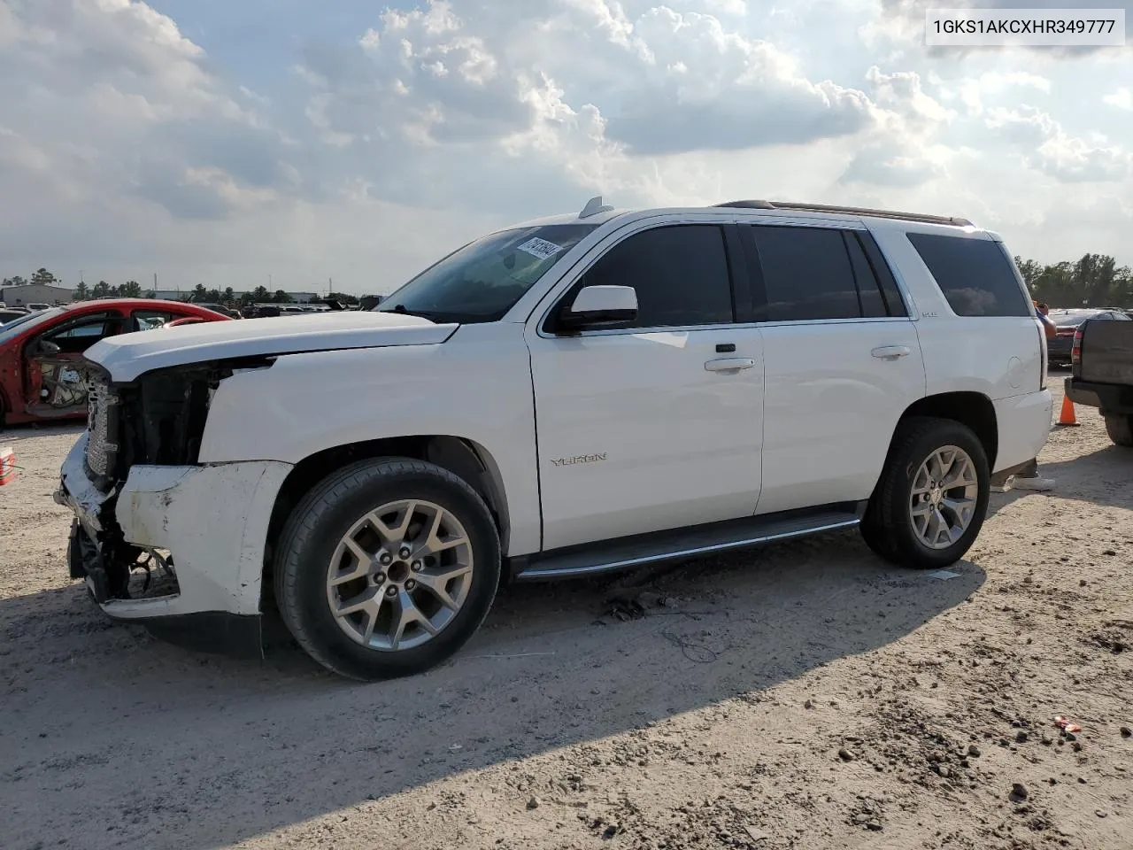 1GKS1AKCXHR349777 2017 GMC Yukon Sle