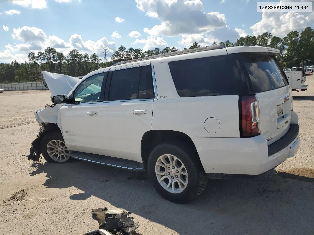 2017 GMC Yukon Slt VIN: 1GKS2BKC8HR126334 Lot: 72573024