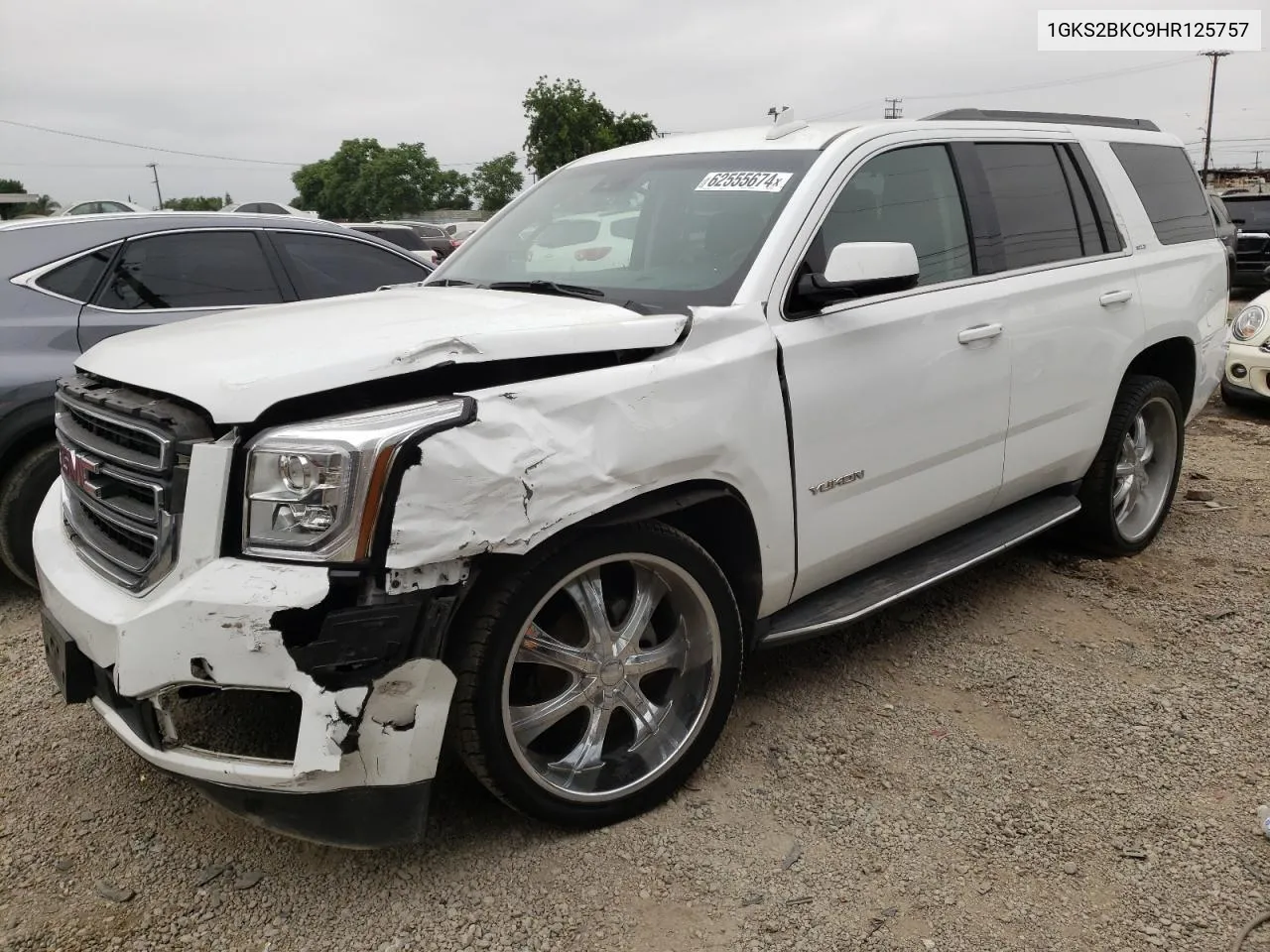 2017 GMC Yukon Slt VIN: 1GKS2BKC9HR125757 Lot: 73427934