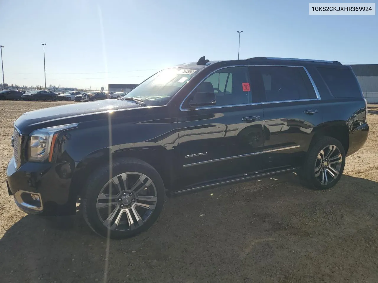 2017 GMC Yukon Denali VIN: 1GKS2CKJXHR369924 Lot: 73560364