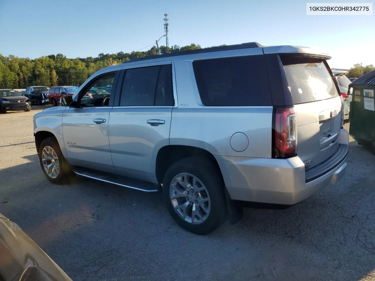 2017 GMC Yukon Slt VIN: 1GKS2BKC0HR342775 Lot: 73641714