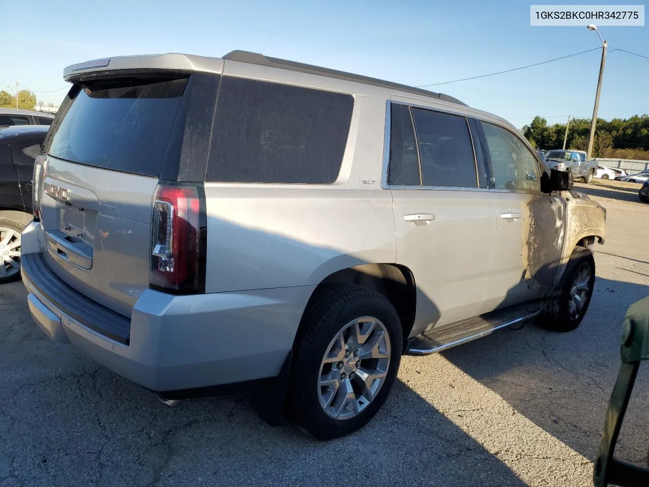 2017 GMC Yukon Slt VIN: 1GKS2BKC0HR342775 Lot: 73641714