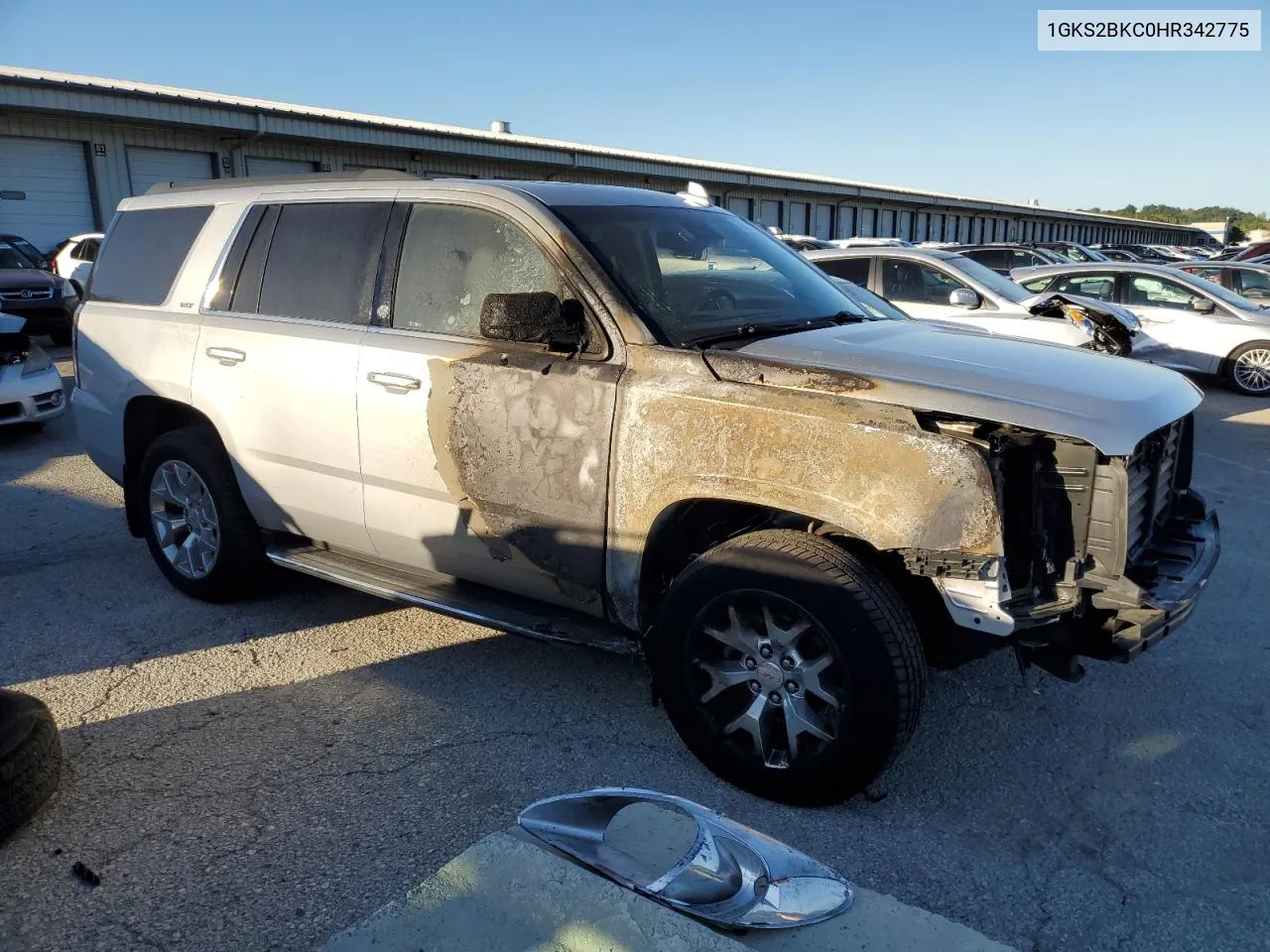 2017 GMC Yukon Slt VIN: 1GKS2BKC0HR342775 Lot: 73641714