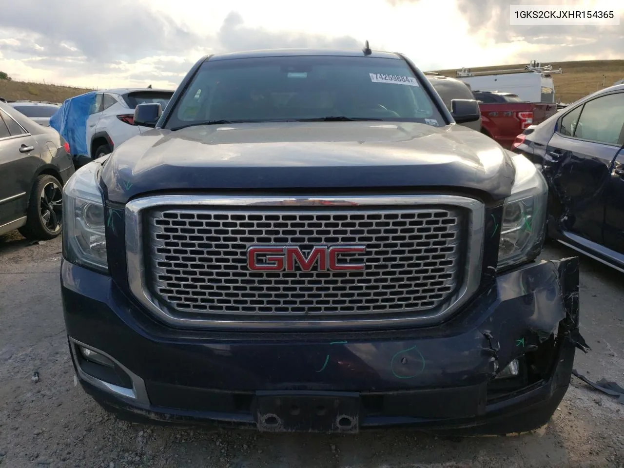 2017 GMC Yukon Denali VIN: 1GKS2CKJXHR154365 Lot: 74259884