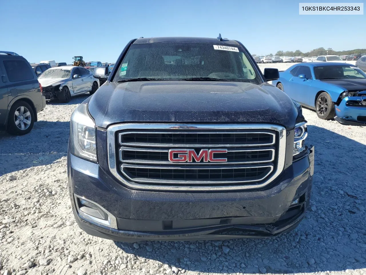 2017 GMC Yukon Slt VIN: 1GKS1BKC4HR253343 Lot: 74340744