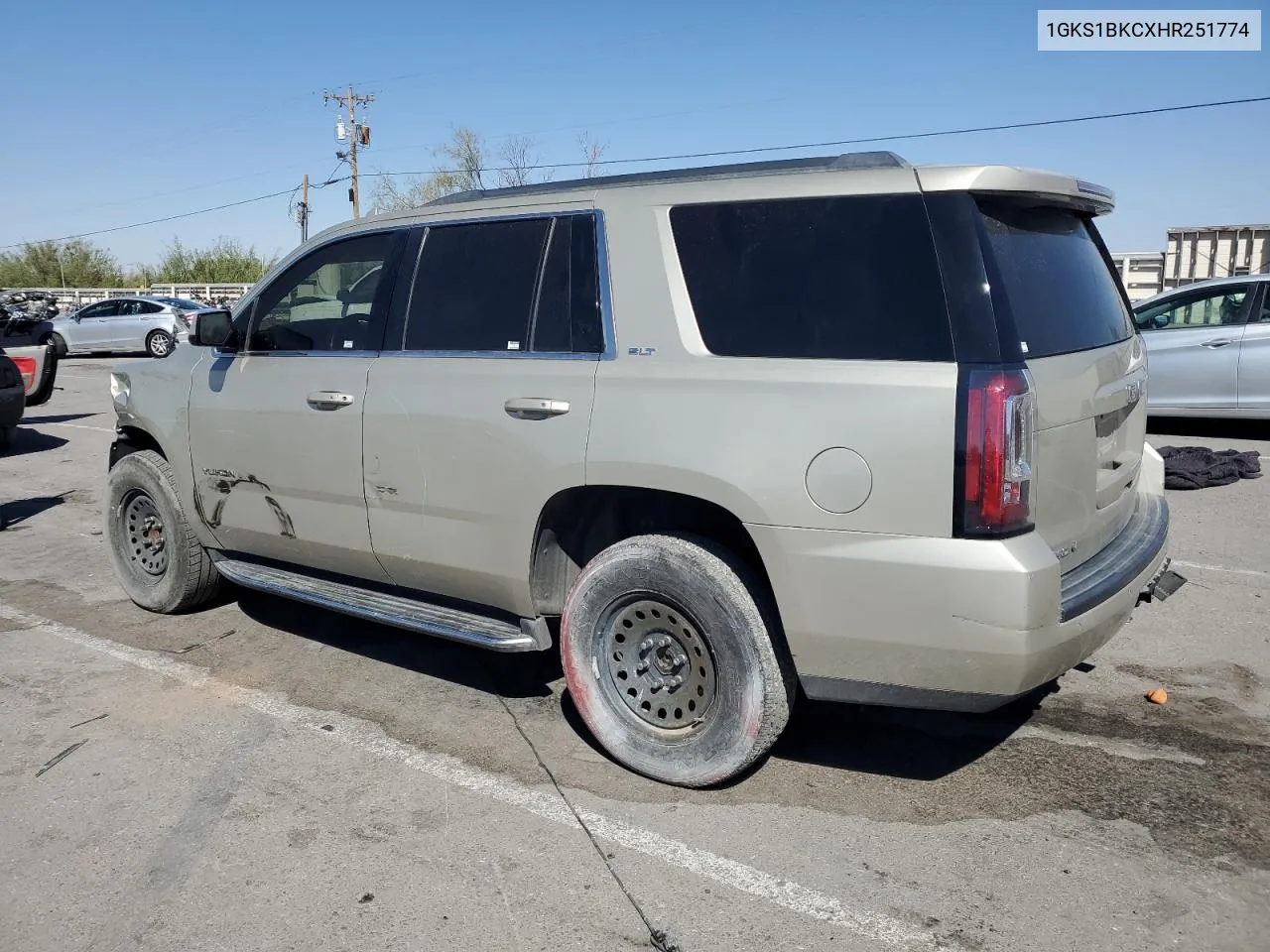 2017 GMC Yukon Slt VIN: 1GKS1BKCXHR251774 Lot: 74770914