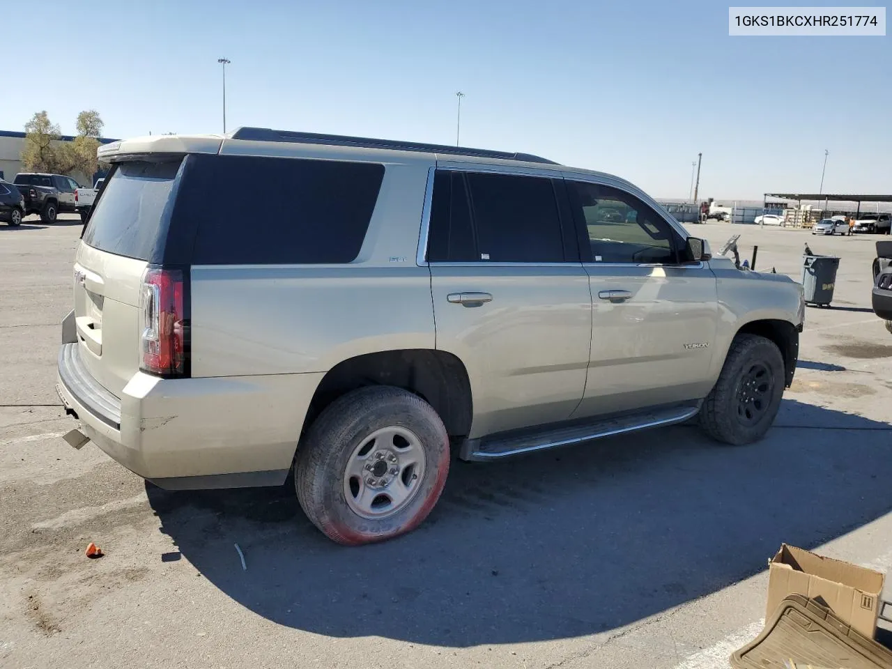 2017 GMC Yukon Slt VIN: 1GKS1BKCXHR251774 Lot: 74770914