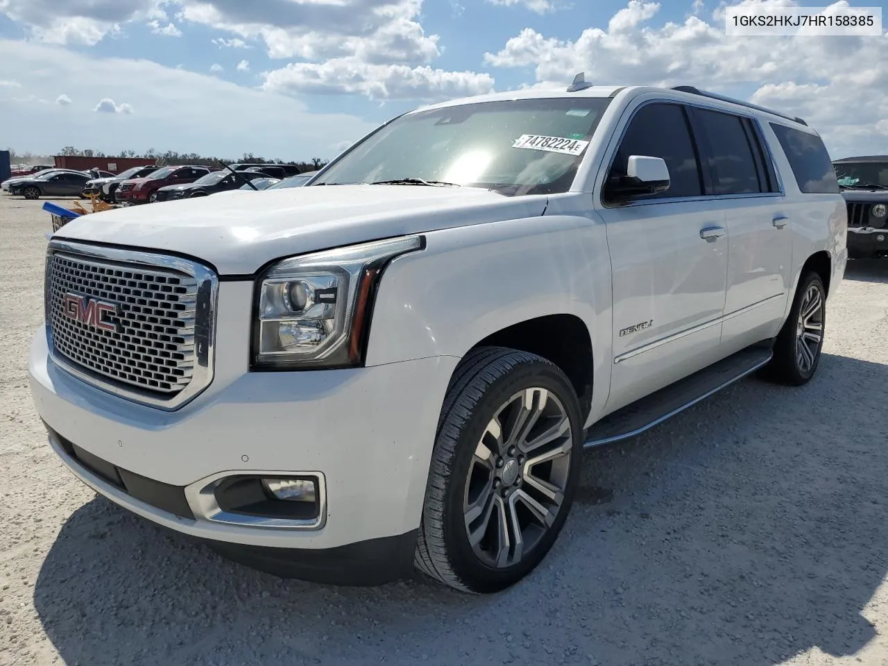 2017 GMC Yukon Xl Denali VIN: 1GKS2HKJ7HR158385 Lot: 74782224