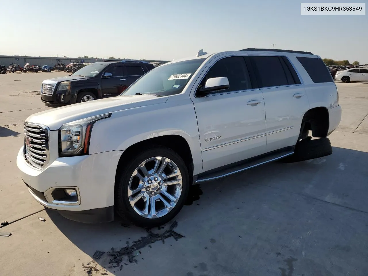 2017 GMC Yukon Slt VIN: 1GKS1BKC9HR353549 Lot: 75650144