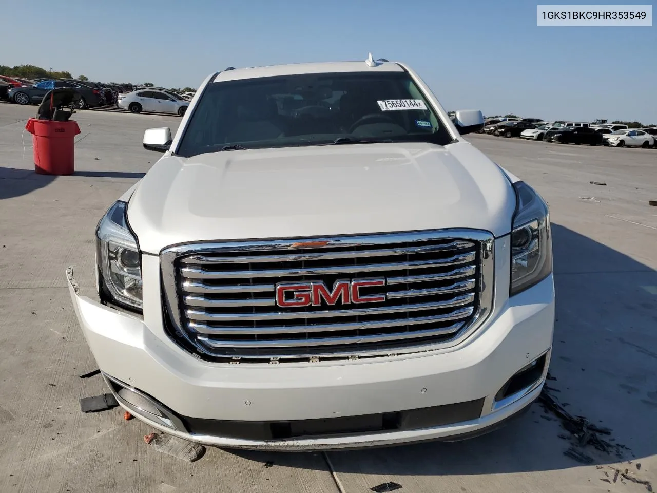 2017 GMC Yukon Slt VIN: 1GKS1BKC9HR353549 Lot: 75650144