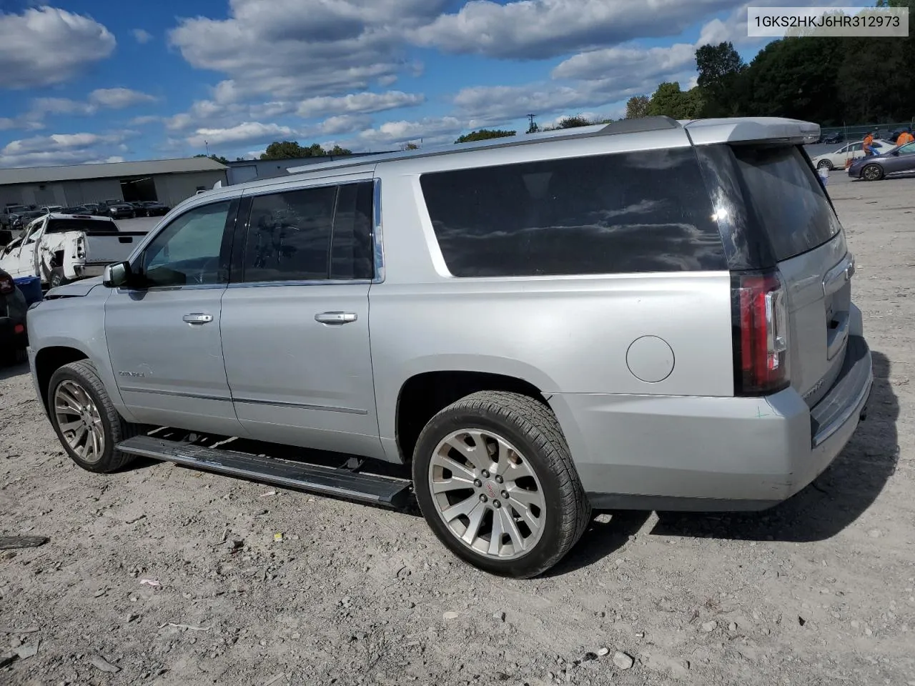 2017 GMC Yukon Xl Denali VIN: 1GKS2HKJ6HR312973 Lot: 75713784