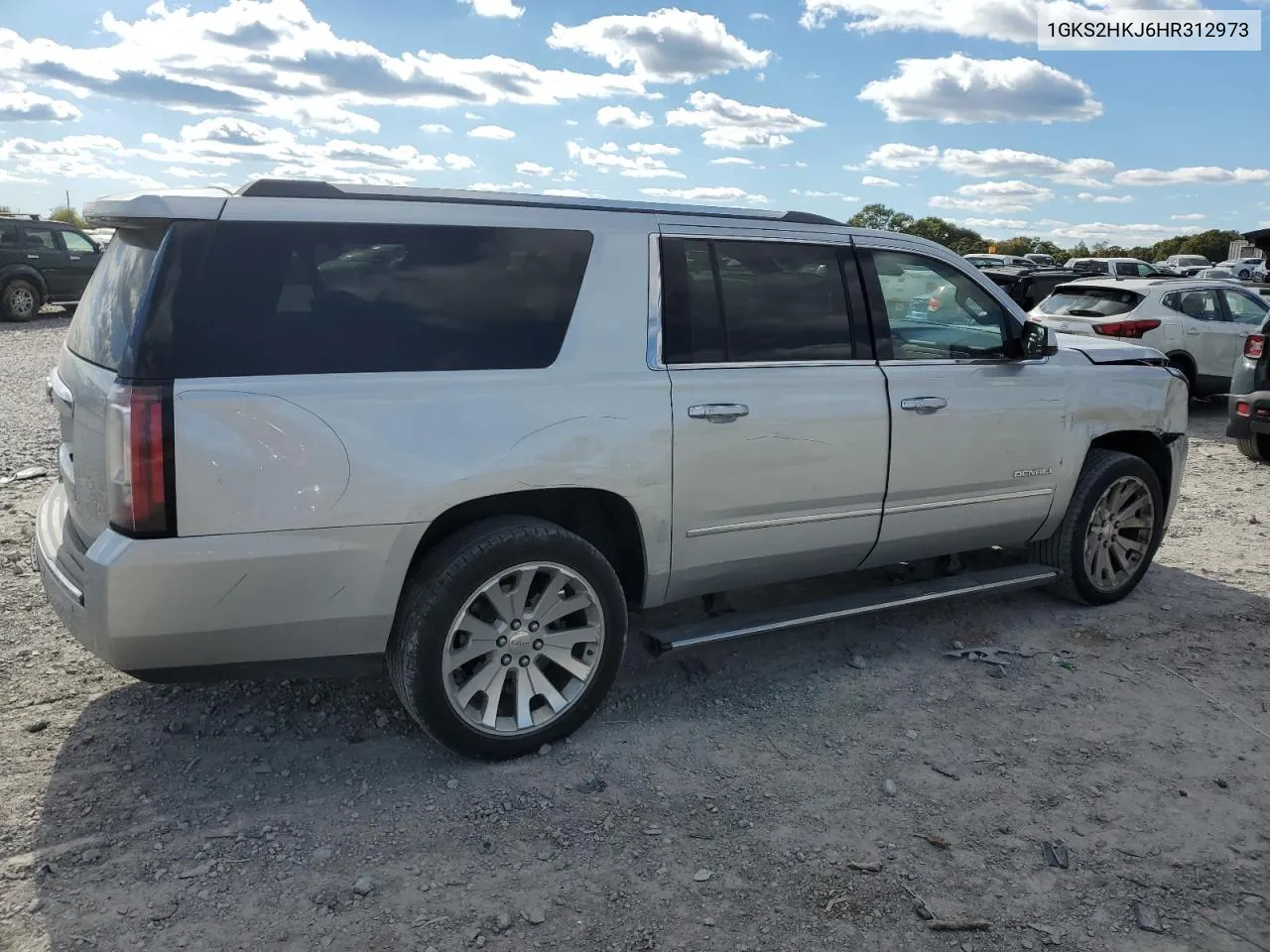 2017 GMC Yukon Xl Denali VIN: 1GKS2HKJ6HR312973 Lot: 75713784