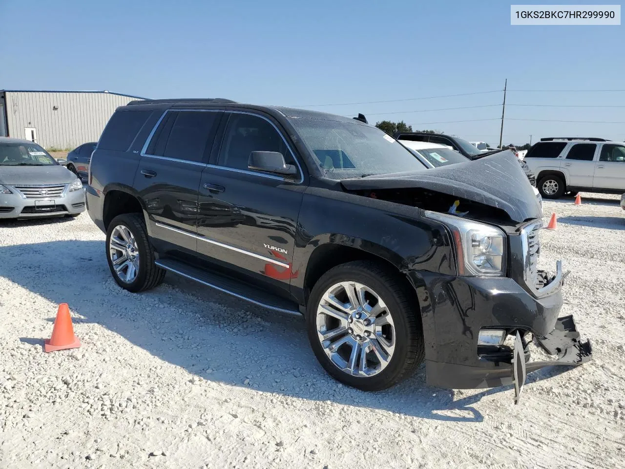 2017 GMC Yukon Slt VIN: 1GKS2BKC7HR299990 Lot: 75809404