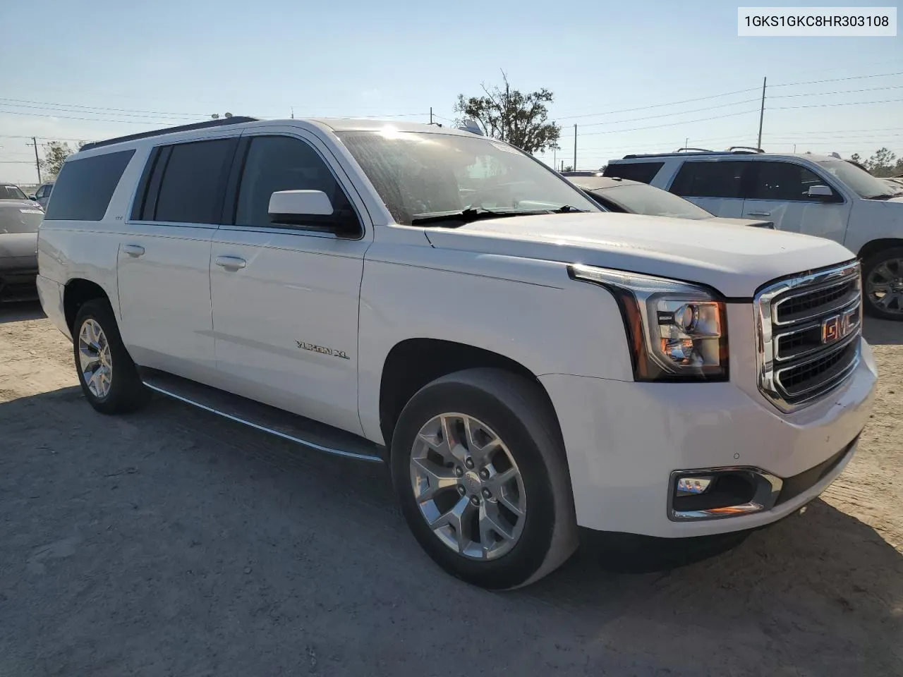 1GKS1GKC8HR303108 2017 GMC Yukon Xl C1500 Slt