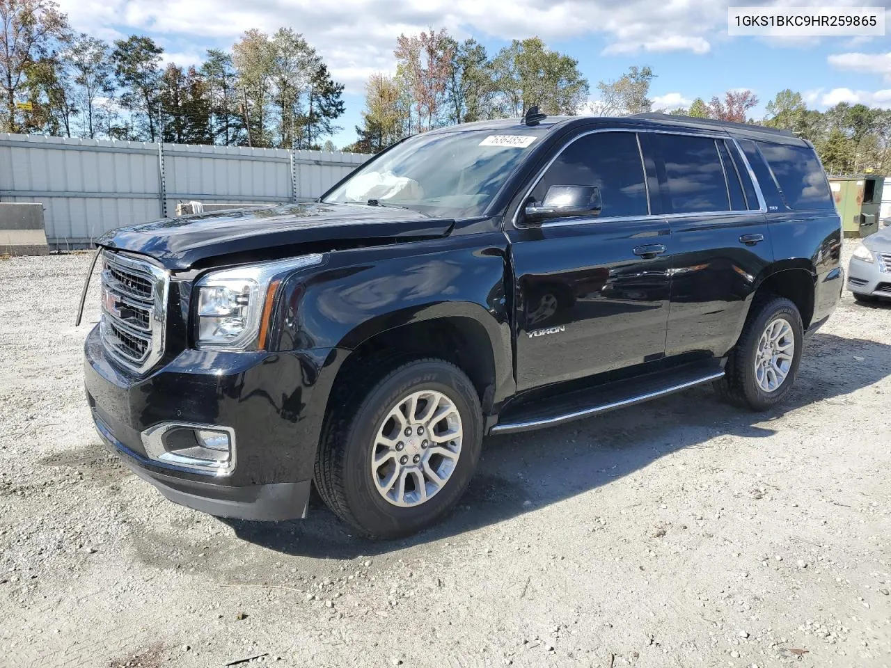 2017 GMC Yukon Slt VIN: 1GKS1BKC9HR259865 Lot: 76364854