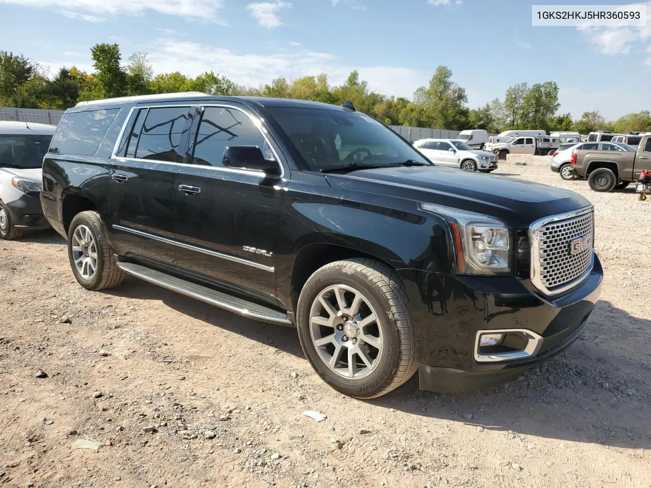 2017 GMC Yukon Xl Denali VIN: 1GKS2HKJ5HR360593 Lot: 76412854