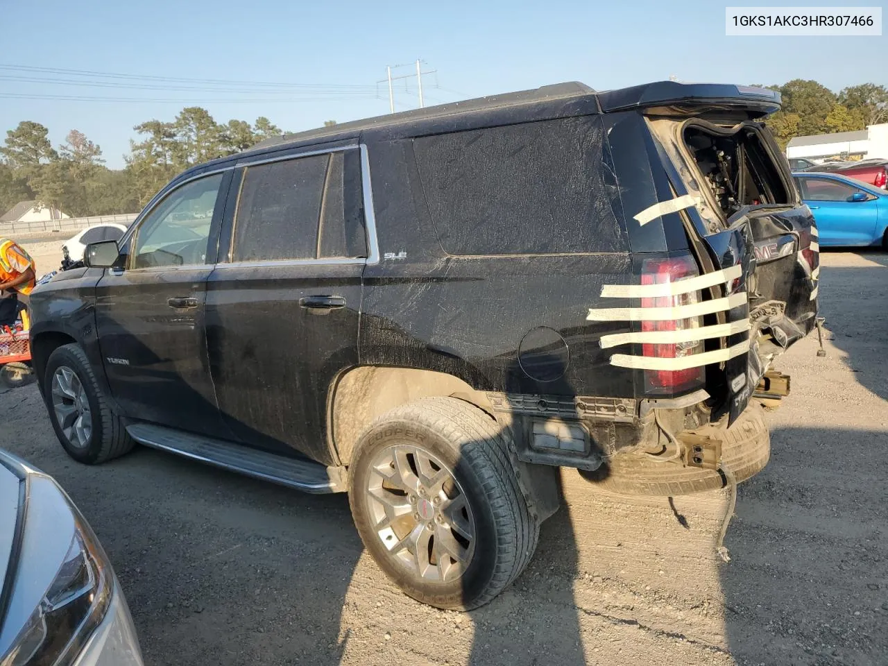 2017 GMC Yukon Sle VIN: 1GKS1AKC3HR307466 Lot: 77559704