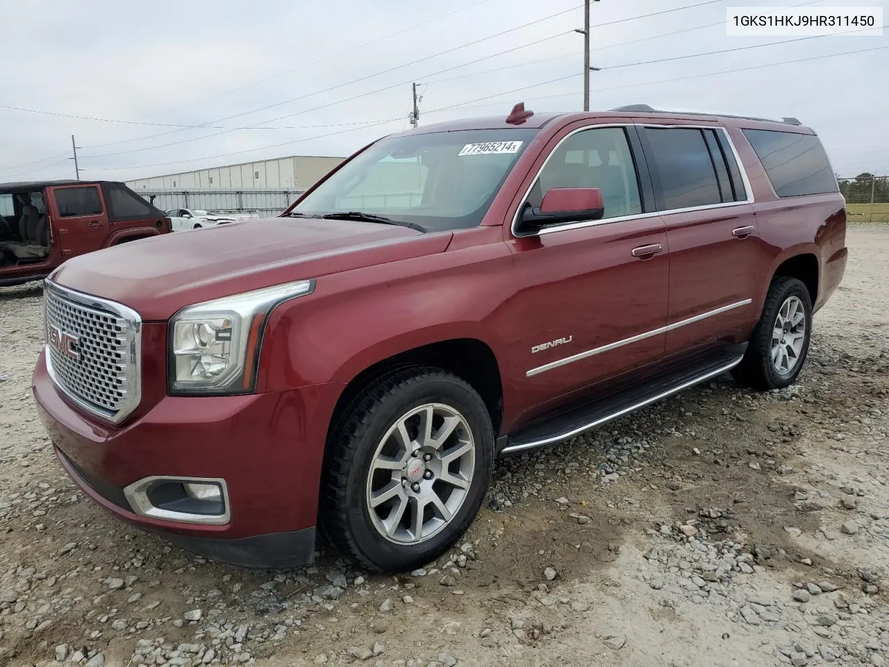 2017 GMC Yukon Xl Denali VIN: 1GKS1HKJ9HR311450 Lot: 77965214