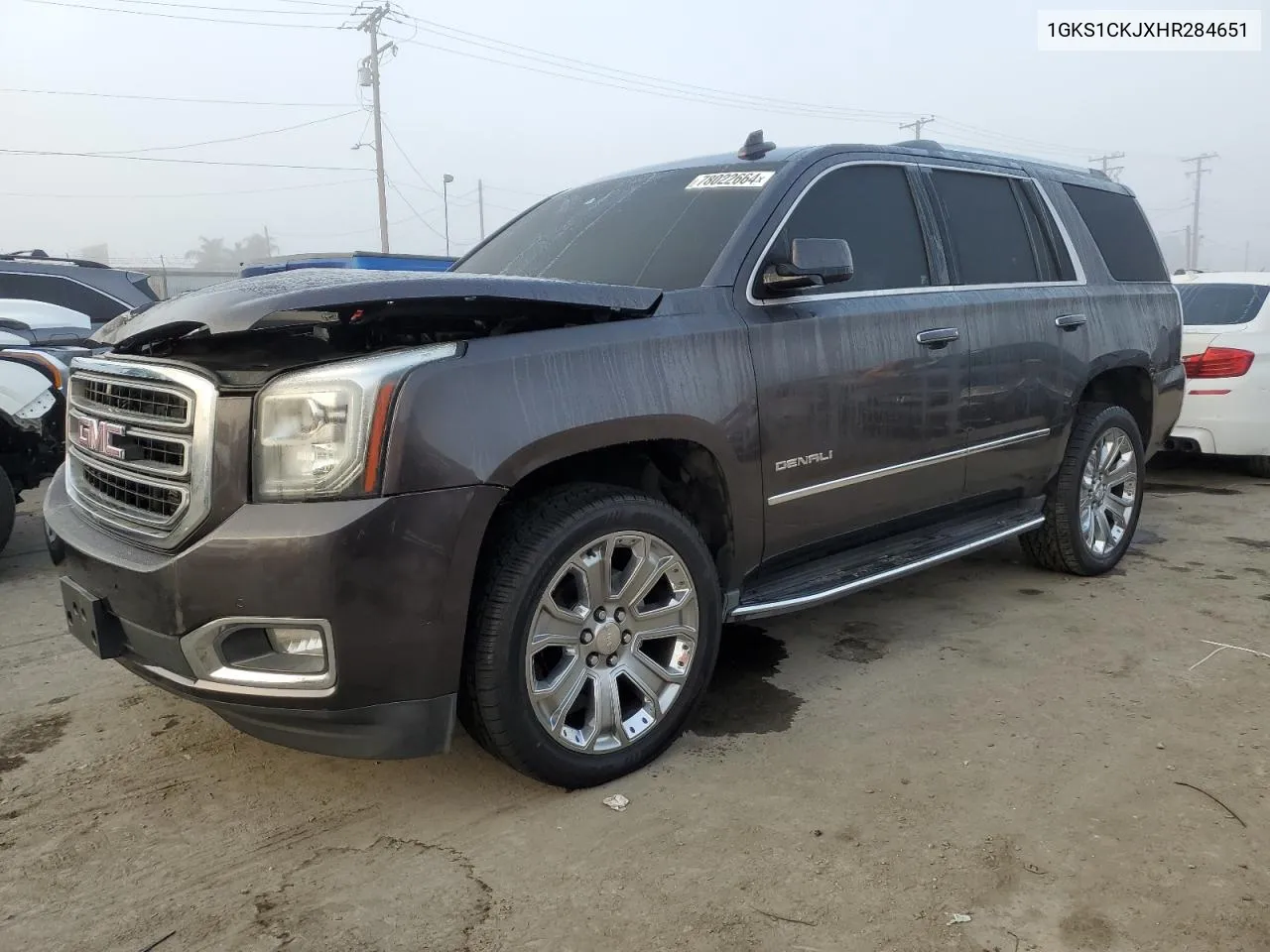 2017 GMC Yukon Denali VIN: 1GKS1CKJXHR284651 Lot: 78022664