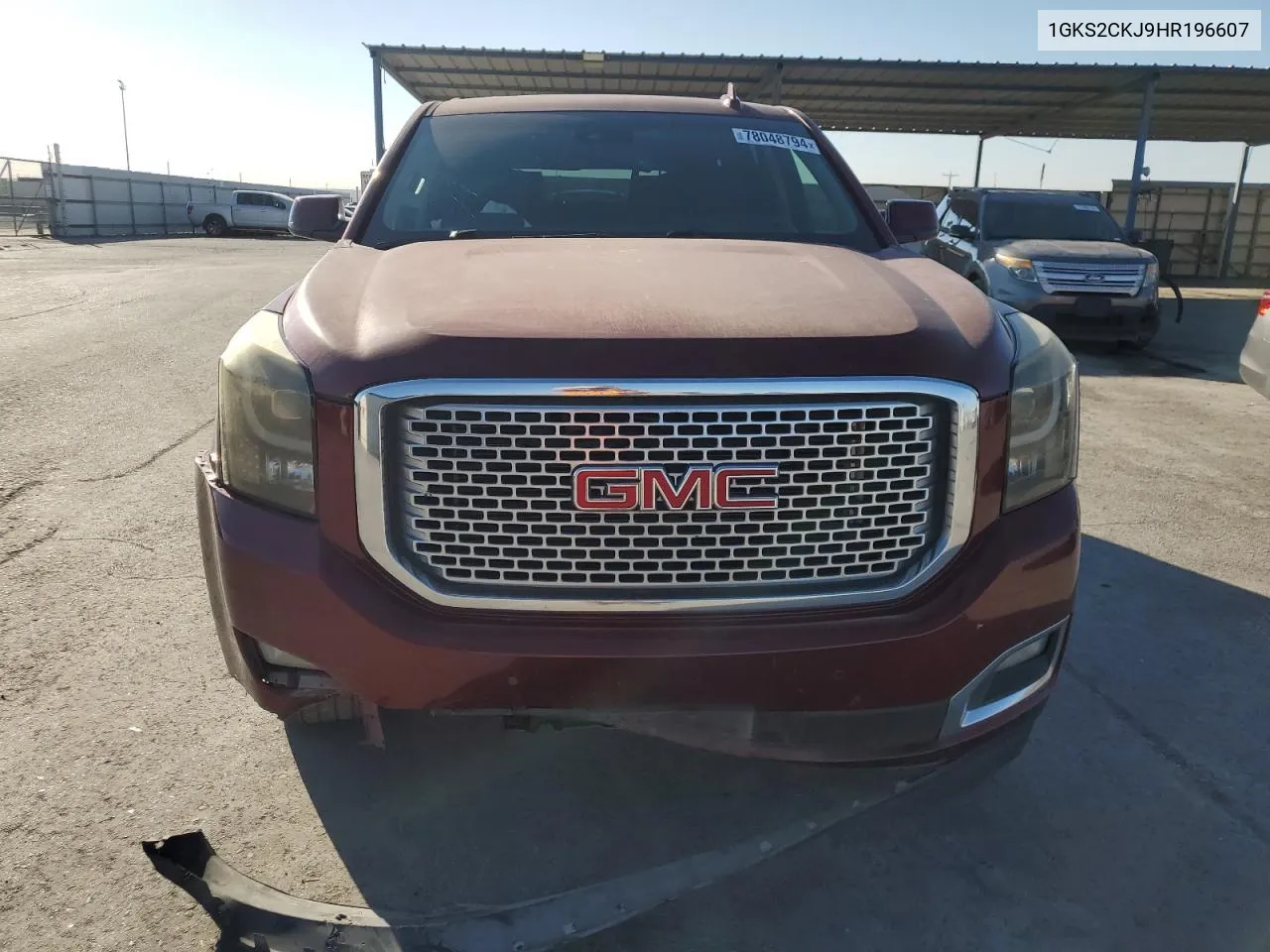 2017 GMC Yukon Denali VIN: 1GKS2CKJ9HR196607 Lot: 78048794