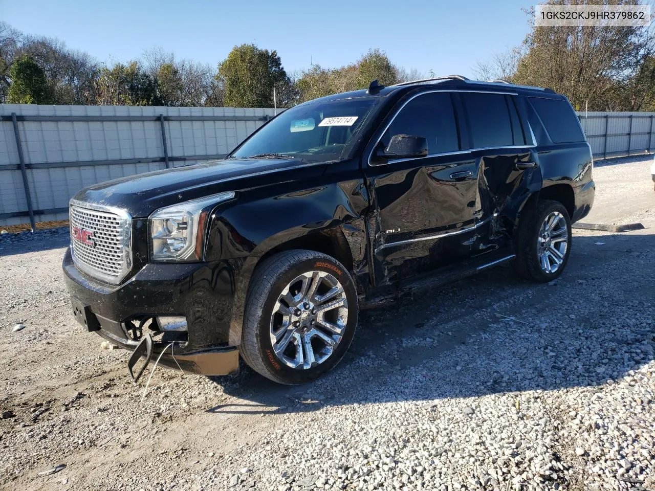 2017 GMC Yukon Denali VIN: 1GKS2CKJ9HR379862 Lot: 79574714