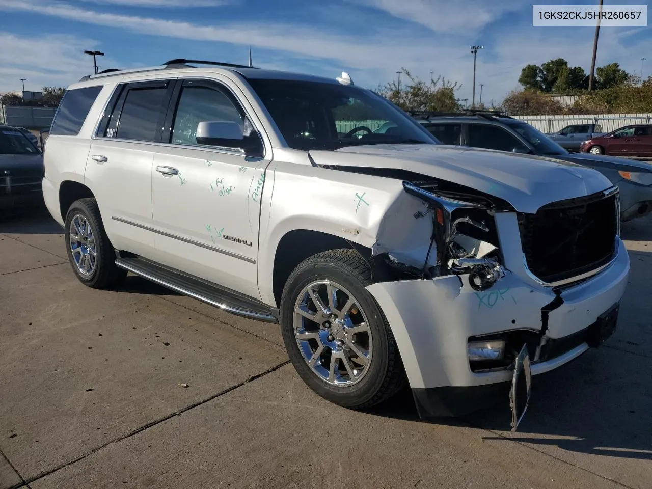 2017 GMC Yukon Denali VIN: 1GKS2CKJ5HR260657 Lot: 80314034