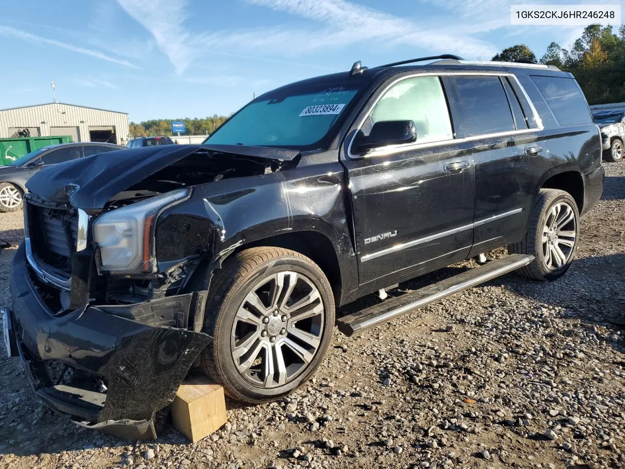 2017 GMC Yukon Denali VIN: 1GKS2CKJ6HR246248 Lot: 80323894