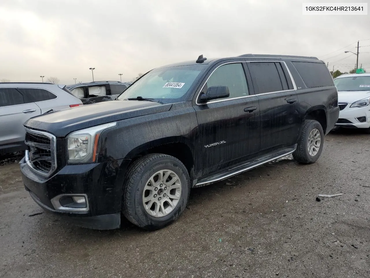 2017 GMC Yukon Xl K1500 Sle VIN: 1GKS2FKC4HR213641 Lot: 80441354