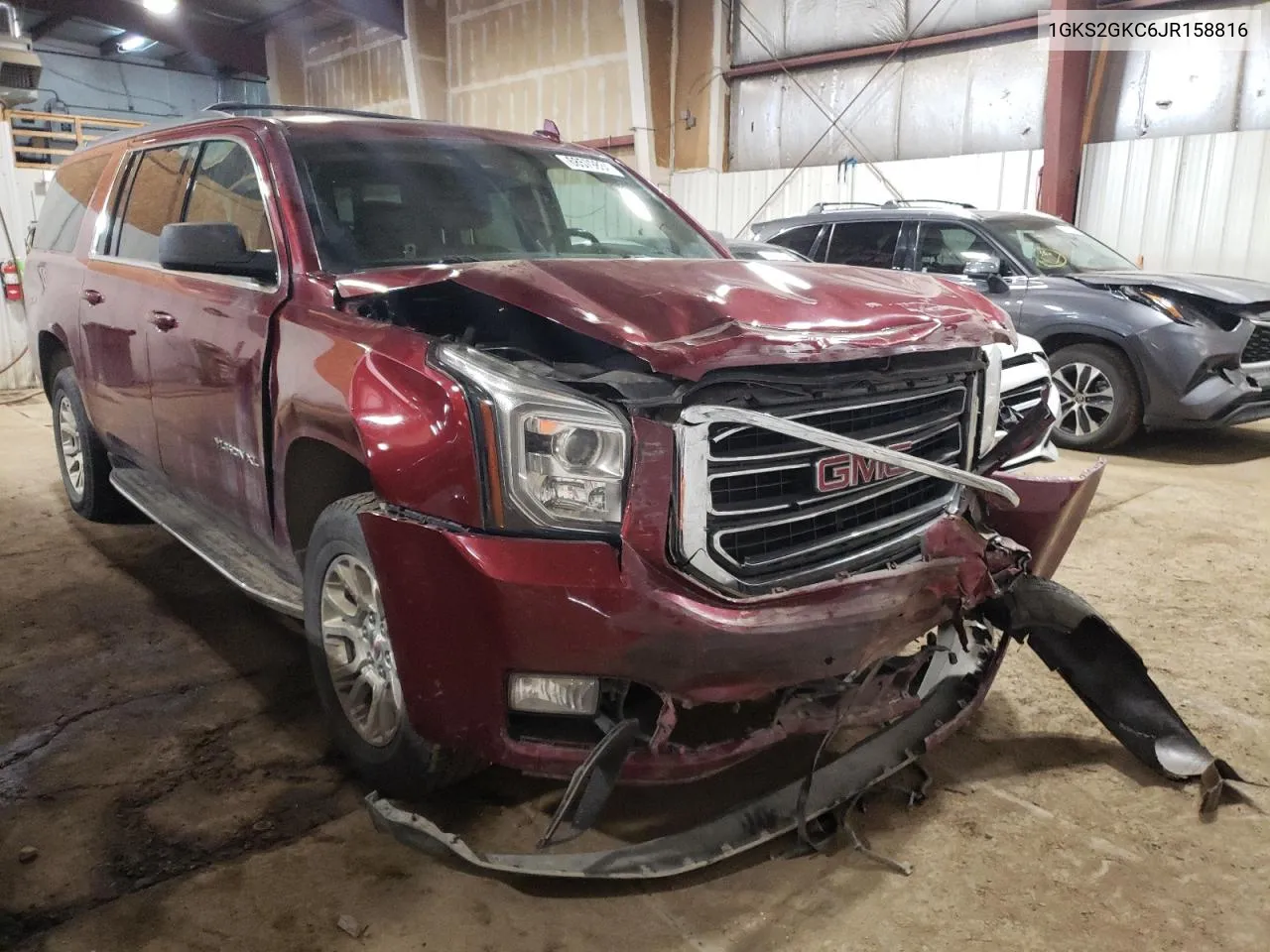 1GKS2GKC6JR158816 2018 GMC Yukon Xl K1500 Slt