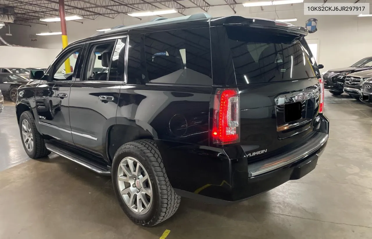 2018 GMC Yukon Denali VIN: 1GKS2CKJ6JR297917 Lot: 69980044