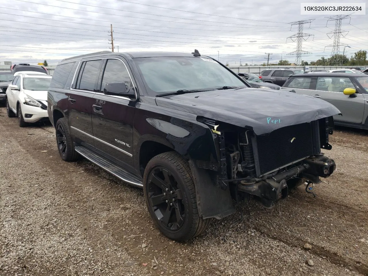 2018 GMC Yukon Xl K1500 Slt VIN: 1GKS2GKC3JR222634 Lot: 70736874