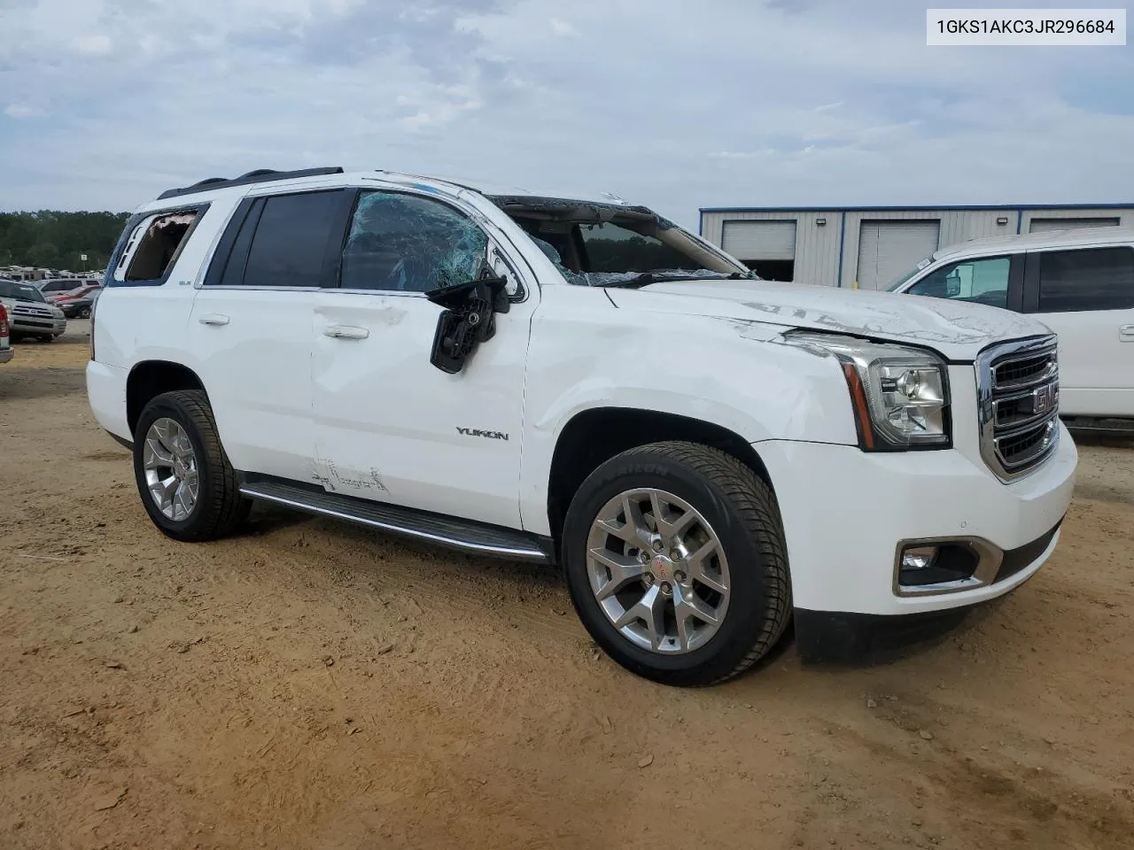 2018 GMC Yukon Sle VIN: 1GKS1AKC3JR296684 Lot: 72563374