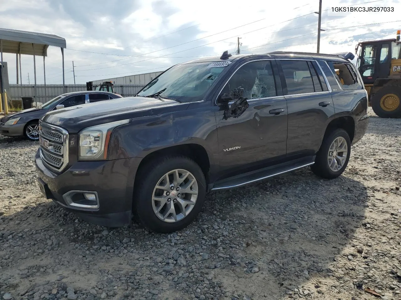 2018 GMC Yukon Slt VIN: 1GKS1BKC3JR297033 Lot: 73986924