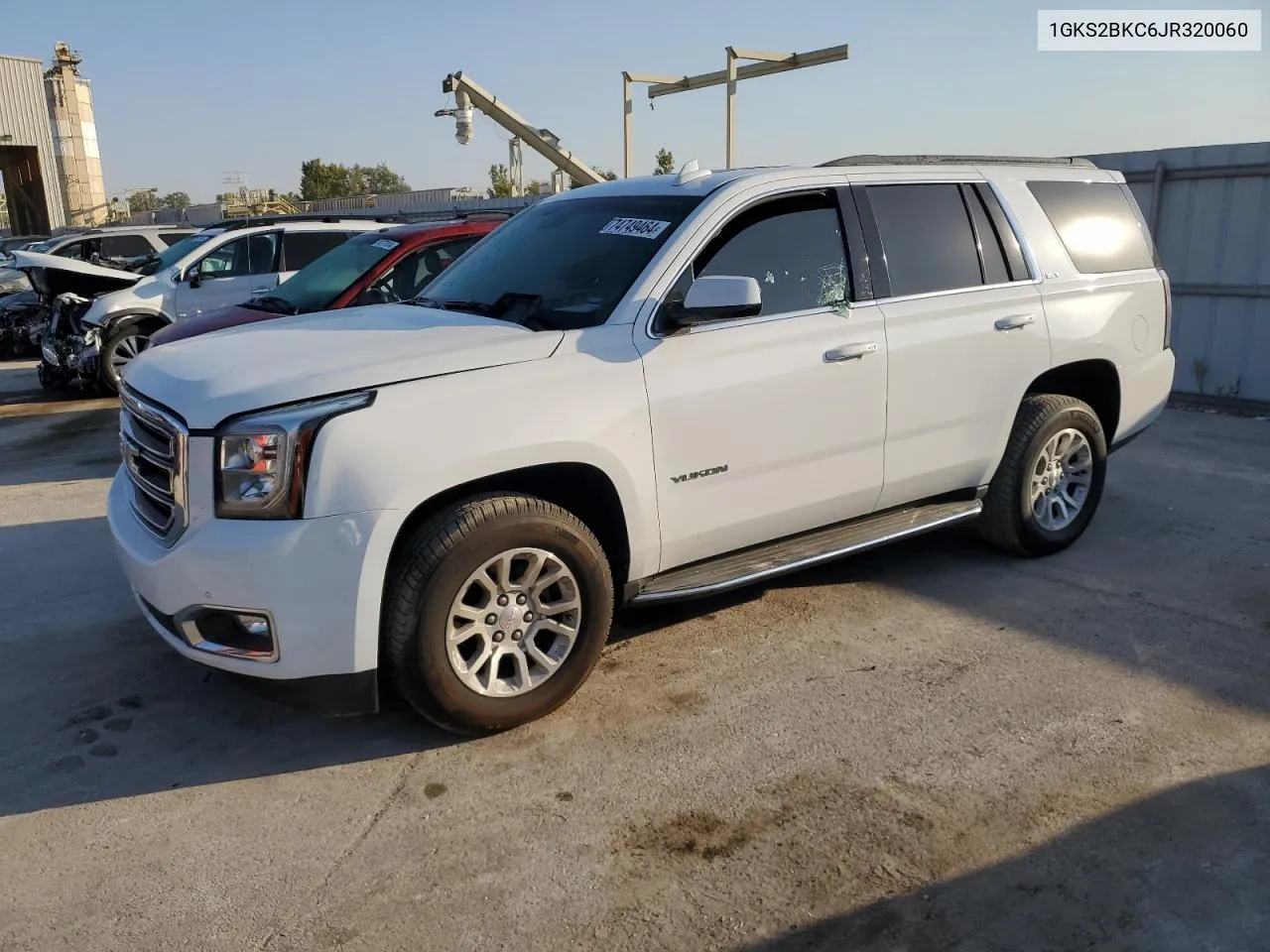 2018 GMC Yukon Slt VIN: 1GKS2BKC6JR320060 Lot: 74749464