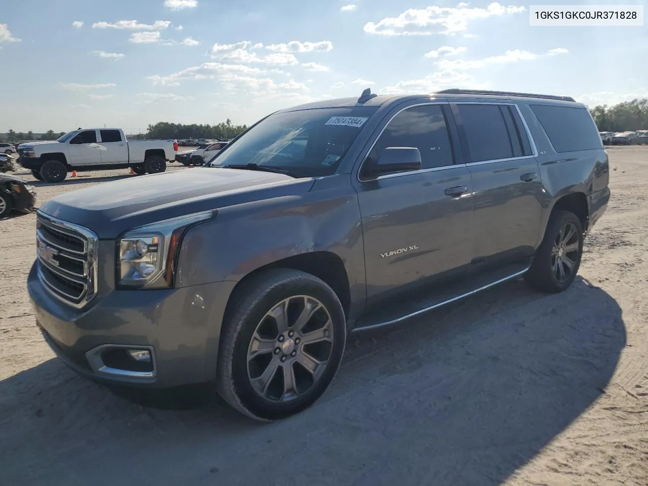 2018 GMC Yukon Xl C1500 Slt VIN: 1GKS1GKC0JR371828 Lot: 75247384